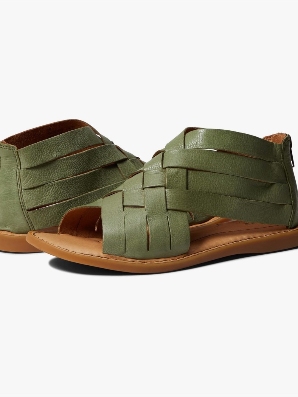 Born IWA green sandals 9
